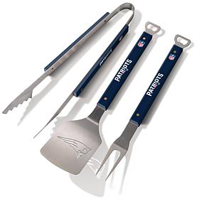 Officially Licensed NFL Spirit Series 3-piece BBQ Set - Patriots