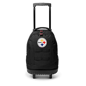 Officially Licensed NFL Steelers 18" Premium Wheeled Toolbag