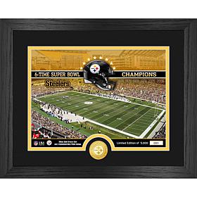 Officially Licensed NFL Steelers Stadium Bronze Coin Photo Mint