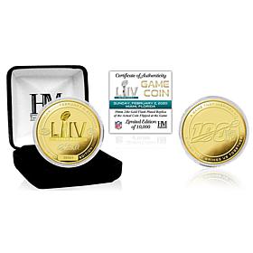 Officially Licensed NFL Super Bowl 54 Gold Flip Coin