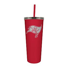 Officially Licensed NFL Tampa Bay Buccaneers 24 oz. Skinny Tumbler