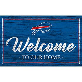 Officially Licensed NFL Team Color Sign - Buffalo Bills
