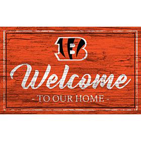 Officially Licensed NFL Team Color Sign - Cincinnati Bengals