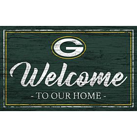 Officially Licensed NFL Team Color Sign - Green Bay Packers