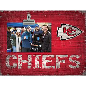 Officially Licensed NFL Team Name Clip Frame - Kansas City Chiefs