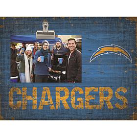Officially Licensed NFL Team Name Clip Frame - Los Angeles Chargers