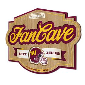 Officially Licensed NFL Washington Commanders Fan Cave Sign