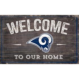 Officially Licensed NFL Welcome Sign - Los Angeles Rams