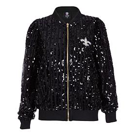 Officially Licensed NFL Women's Sequin Jacket from Fabgating by Cucé