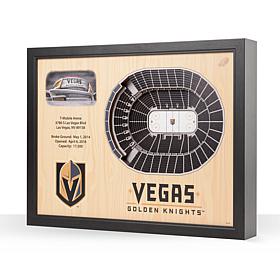 Officially Licensed NHL 25-Layer 3-D Wall Art - Vegas Golden Knights
