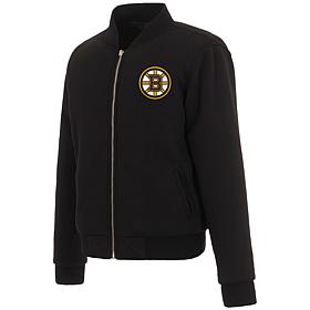 Officially Licensed NHL Boston Bruins Ladies Fleece & Nylon Jacket