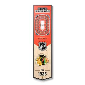 Officially Licensed NHL Chicago Blackhawks 3D Stadium Banner