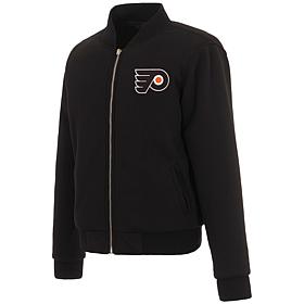 Officially Licensed NHL Flyers Ladies Fleece & Nylon Jacket