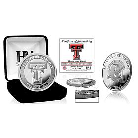Officially Licensed Silver Mint Coin - Texas Tech Red Raiders