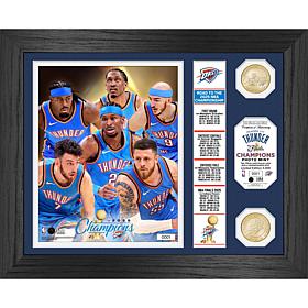 Oklahoma City Thunder 2025 NBA Champions Banner Bronze Coin Photo Mint