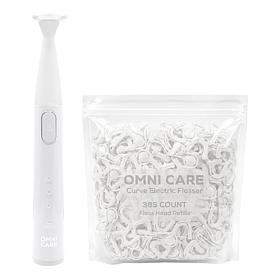 Omni Care Curve Sonic Flosser with 365 Floss Heads