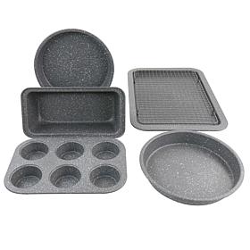 Oster 6-Piece Carbon Steel Non Stick Bakeware Set in Greystone