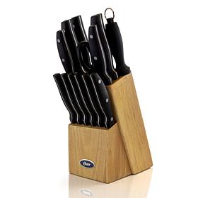 Oster Granger 14-Piece Stainless Steel Cutlery Set and Wooden Block