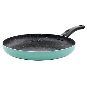 Oster Luneta 11.5" Aluminum Nonstick Frying Pan in Teal