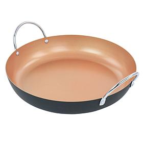 Oster Stonefire Carbon Steel Non-Stick 11" Paella Pan in Copper