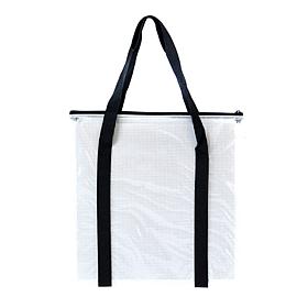 Pacific Arc Mesh-Reinforced Vinyl Bags Deluxe Bag With Handles 