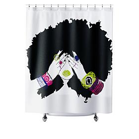 Pardon My Fro Shanell Shower Curtain