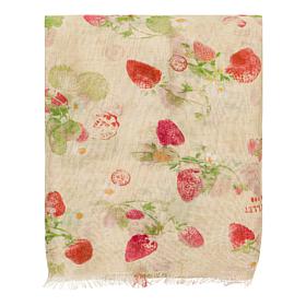 Patricia Nash 74" x 25" Printed Fringe Scarf