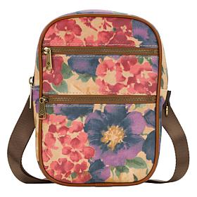 Patricia Nash Abriola Water-Resistant Coated Canvas Crossbody/Backpack