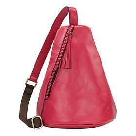 Patricia Nash IVA Nell Leather Sling with Braided Detail