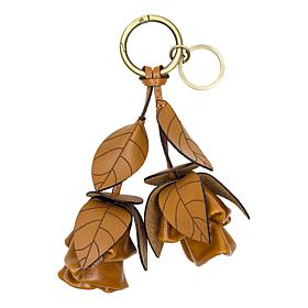 Patricia Nash Laced Rose Leather Bag Charm 