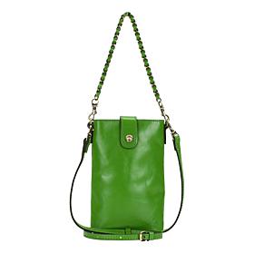 Patricia Nash Leontine Leather Phone Crossbody Bag