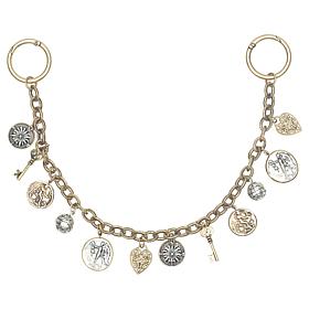 Patricia Nash Multi-Charm 12" Handbag Jewelry 