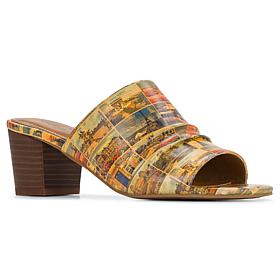 Patricia Nash Poema Leather Heel Sandal