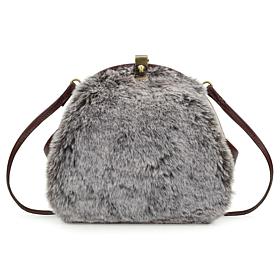 Patricia Nash Portafina Faux Fur Frame Crossbody Bag