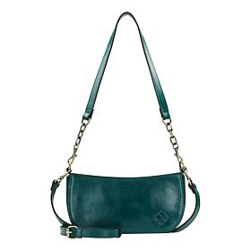 Patricia Nash Sassi Leather Crossbody Baguette