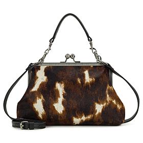 Patricia Nash Vione Cavalino Haircalf Leather Frame Bag