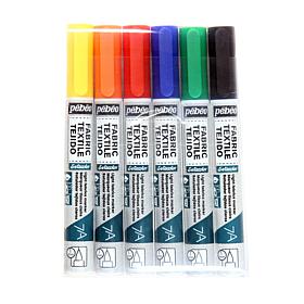 Pebeo 7A Fabric Markers 1 mm Assorted