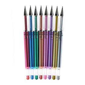 Pentel Slicci Extra Fine Metallic Gel Pens Assorted 8-pack
