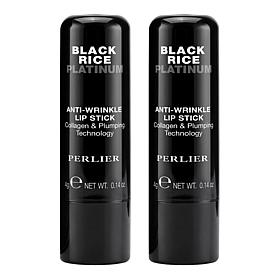 Perlier Black Rice Antiwrinkle Moisture Lipstick Duo
