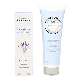 Perlier Lavender & White Musk 2-piece Kit