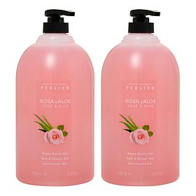 Perlier Mandarin and Lime 1L Bath and Shower Gel 2-pack Auto-Ship®