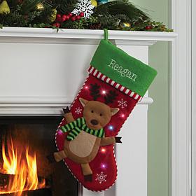 Personalized Twinkling LED Stocking