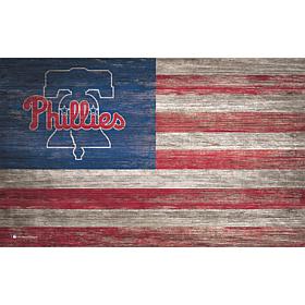Philadelphia Phillies Distressed Flag 11x19