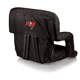 Picnic Time Folding Stadium Chair-Tampa Bay Buccaneers