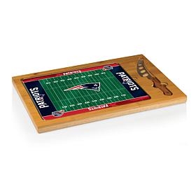Picnic Time Glass Top Cutting Board-NE. Patriots