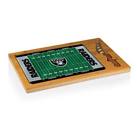 Picnic Time Glass Top Cutting Board - Oakland Raiders