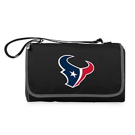 Picnic Time Officially Licensed NFL Picnic Blanket-Houston Texans Blck