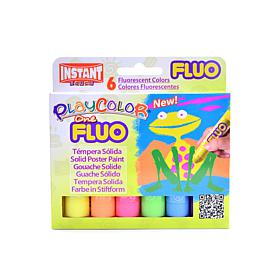 Playcolor Paint Sticks Fluorescent Set of 6