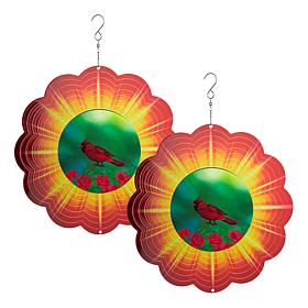 Plow & Hearth Holographic Illusion Spinner - 2-pack