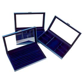 Prestige™ Anti-Tarnish Set of 3 Large Jewelry Boxes